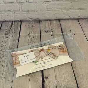 Little Peanut Bamboo Farm Pattern Bamboo Baby Bow